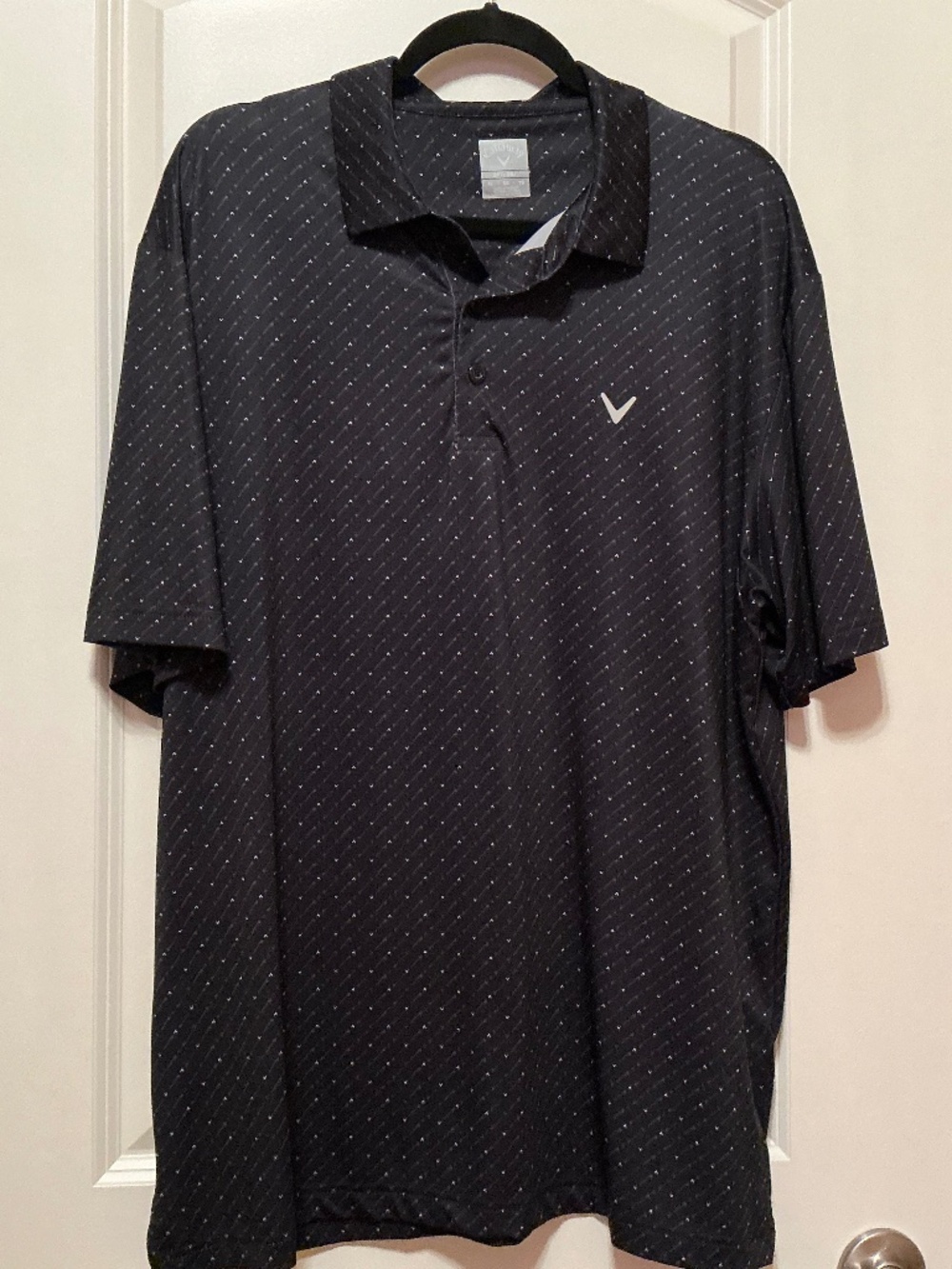 Men’s Callaway Opti-Dry Golf Shirt Black XL